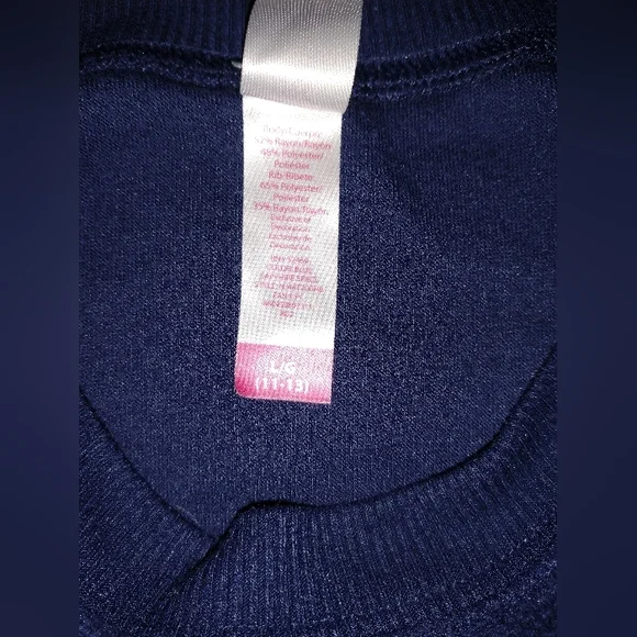 No Boundaries Size LG (11-13) Blue Sweat Shirt - Picture 6 of 6